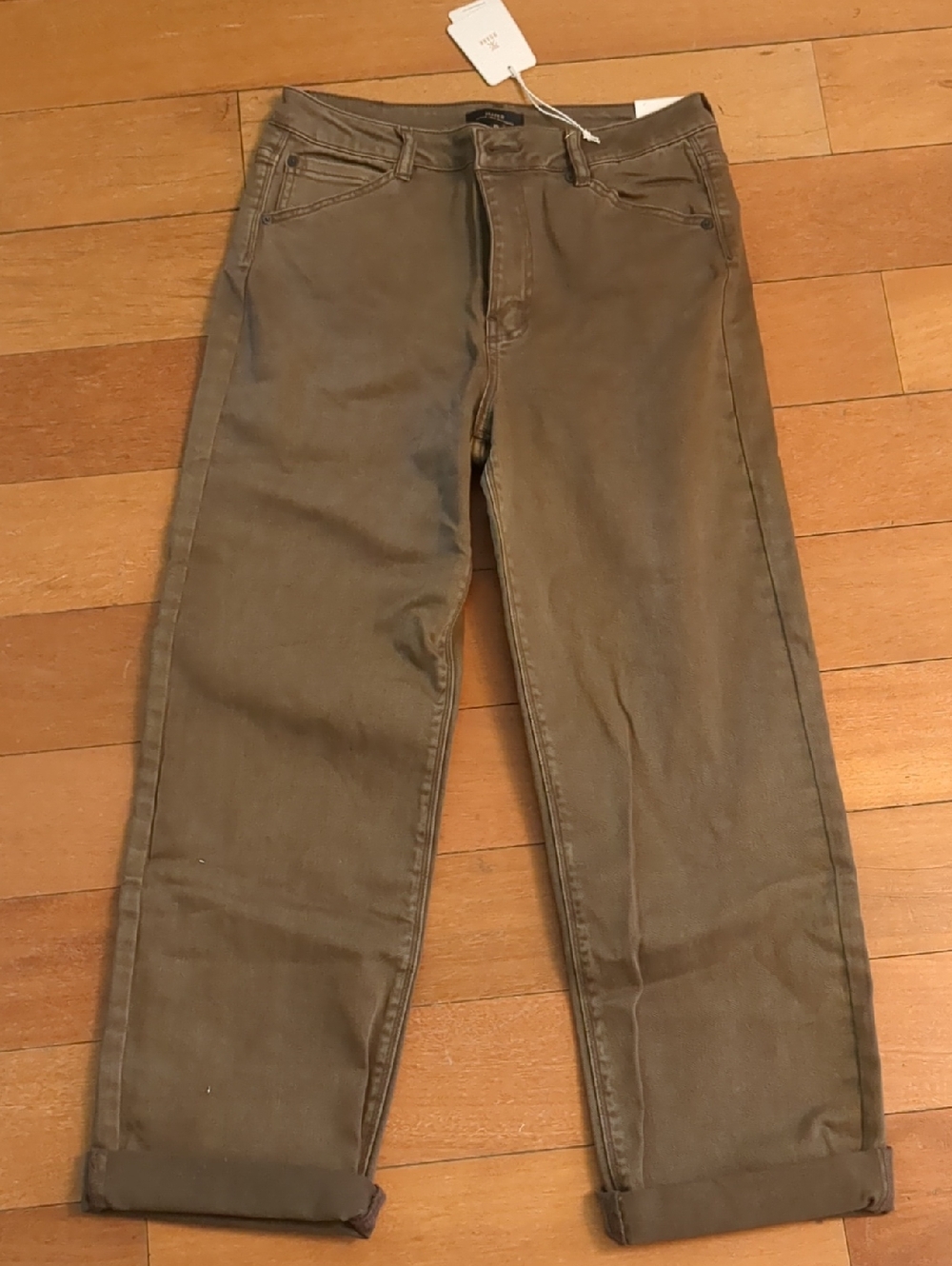 Roark HWY 395 Stovepipe Fit Pants in Dark Brown